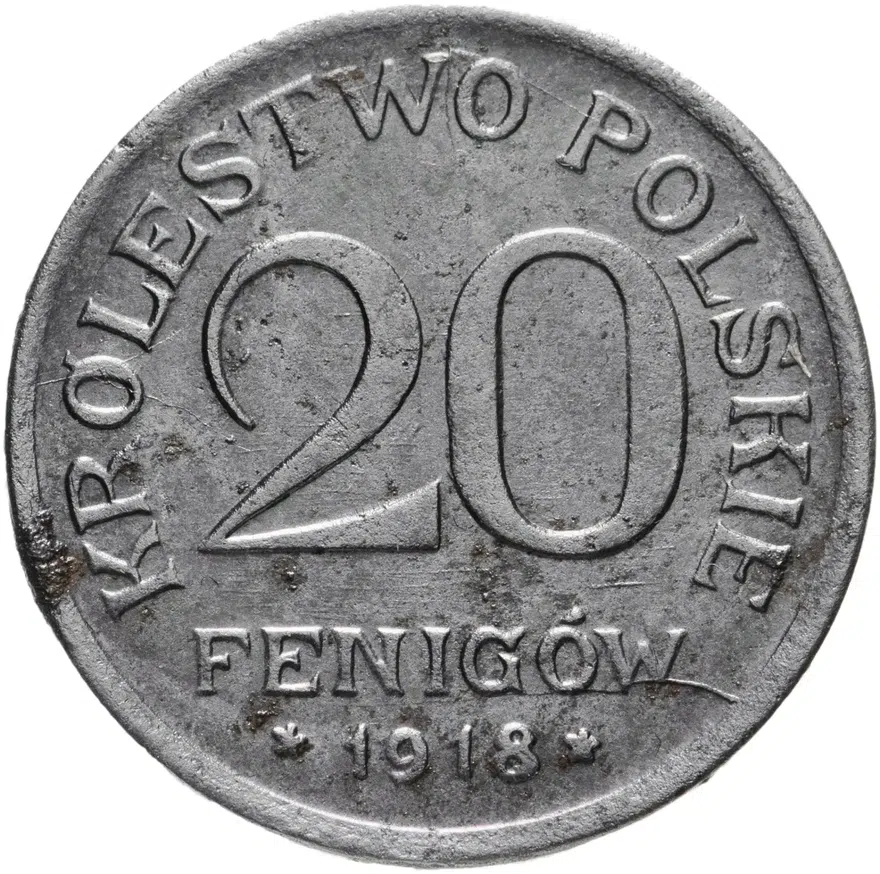 Польша 20 фенигов (fenigow) 1918