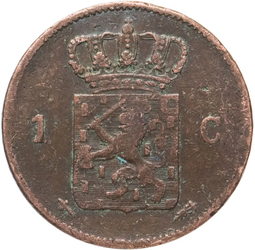 Нидерланды 1 цент (cent) 1860