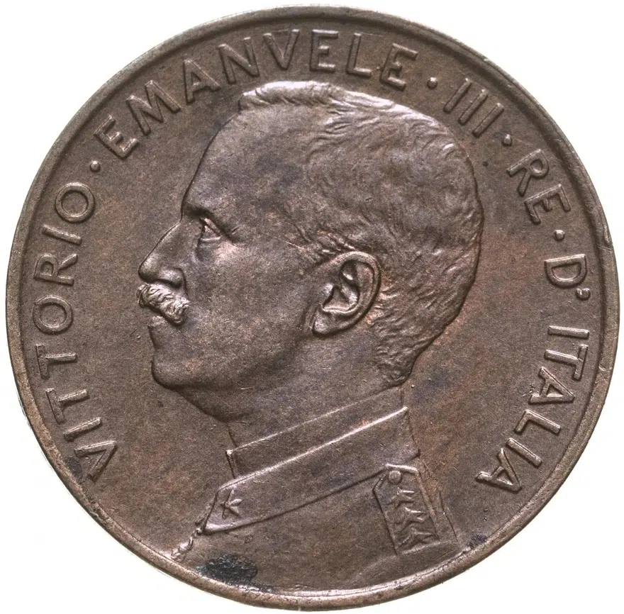 Италия 2 чентезимо (centesimi) 1917