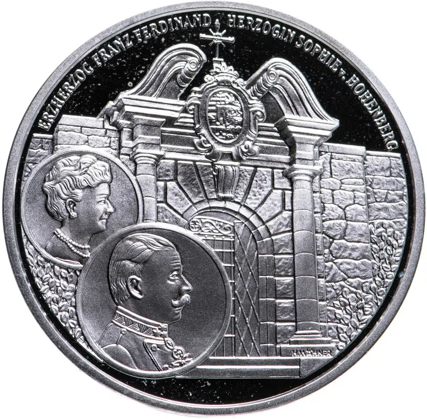 Австрия 10 евро (euro) 2004  Замок Артштеттен, аверс