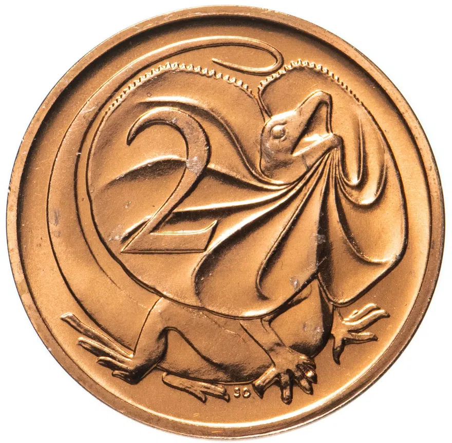 Австралия 2 цента (cents) 1985, аверс
