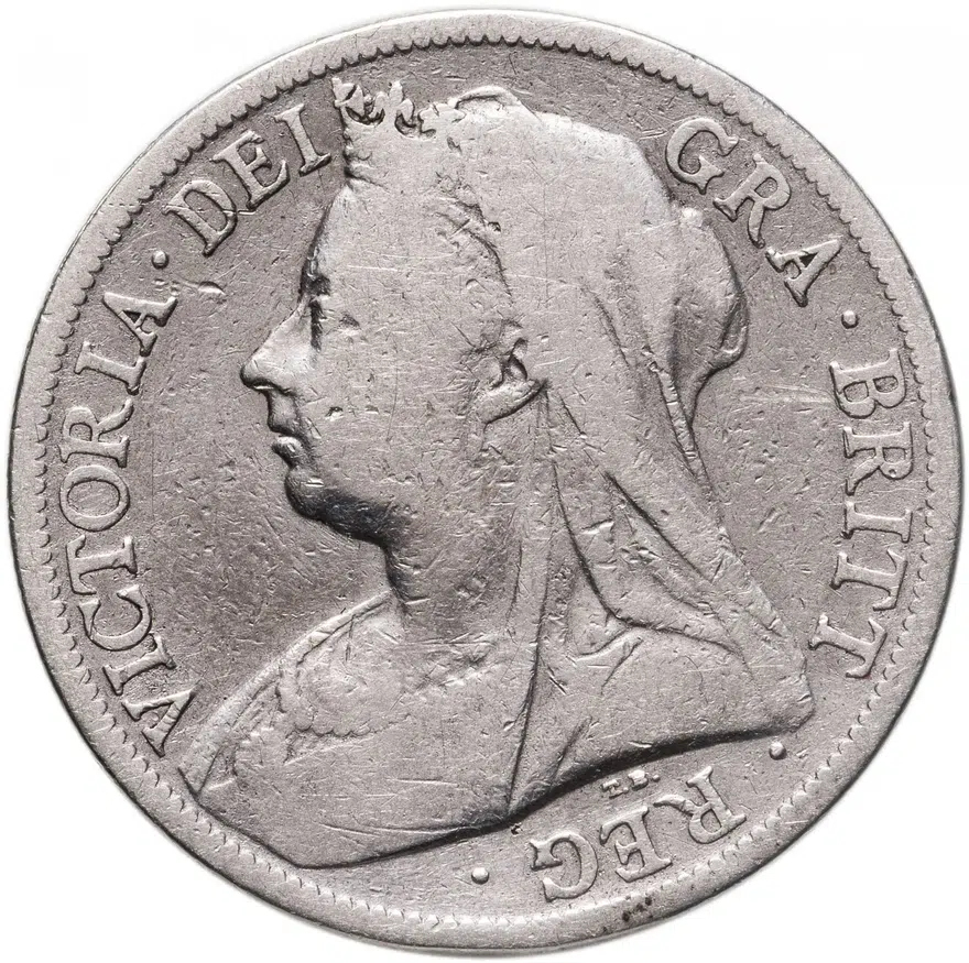 Великобритания 1/2 кроны (crown) 1899