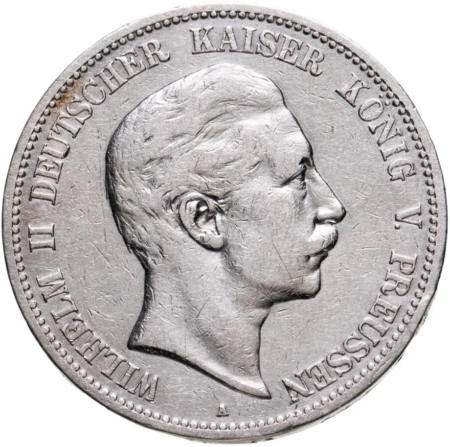 Германская Империя, Пруссия 5 марок 1903 A