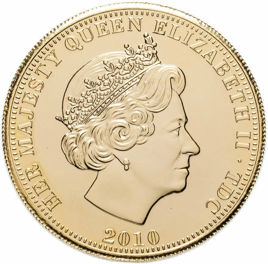 Тристан-да-Кунья 1 крона (crown) 2010 Герои Великобритании - Одинокий солдат, реверс