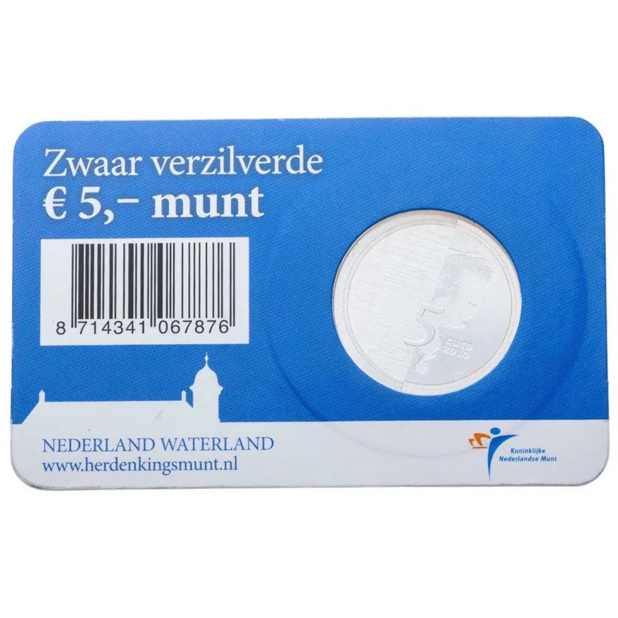 Нидерланды 5 евро (euro) 2010  Ватерланд, в буклете, реверс