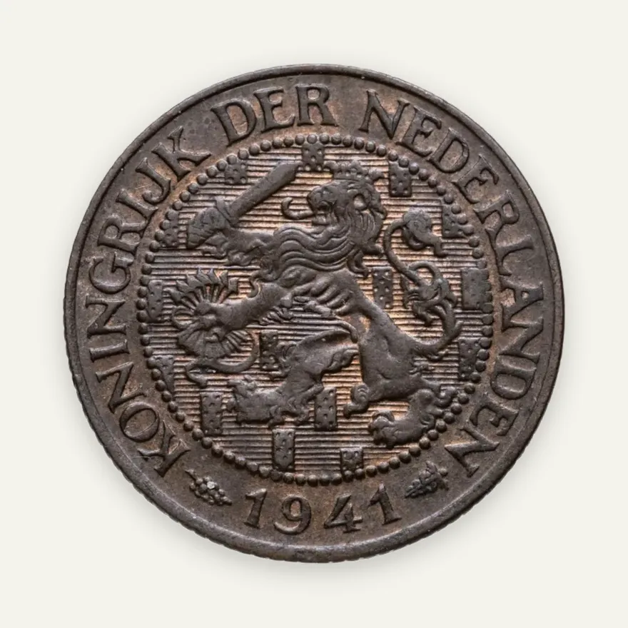 Нидерланды 1 цент (cent) 1941, реверс