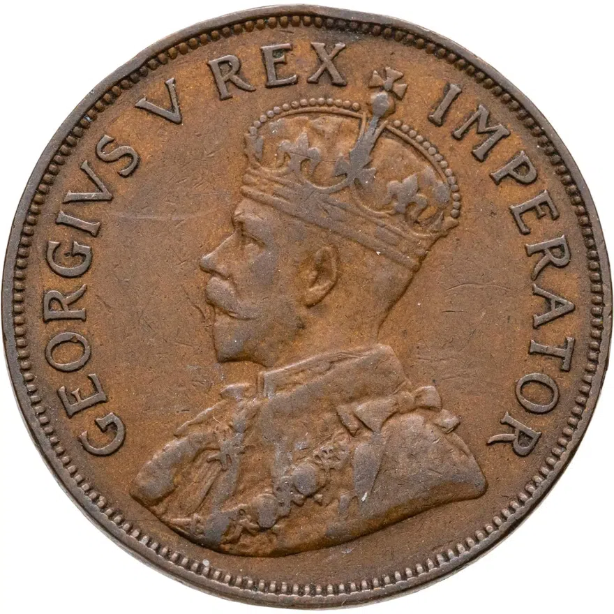 ЮАР 1 пенни (penny) 1934, реверс