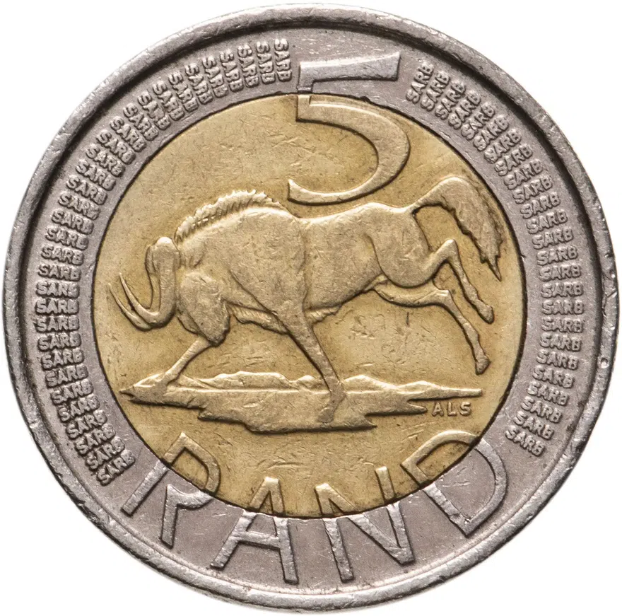 ЮАР 5 рандов (рэндов, rand) 2006