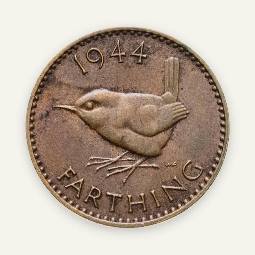 Великобритания 1 фартинг (farthing) 1944, реверс