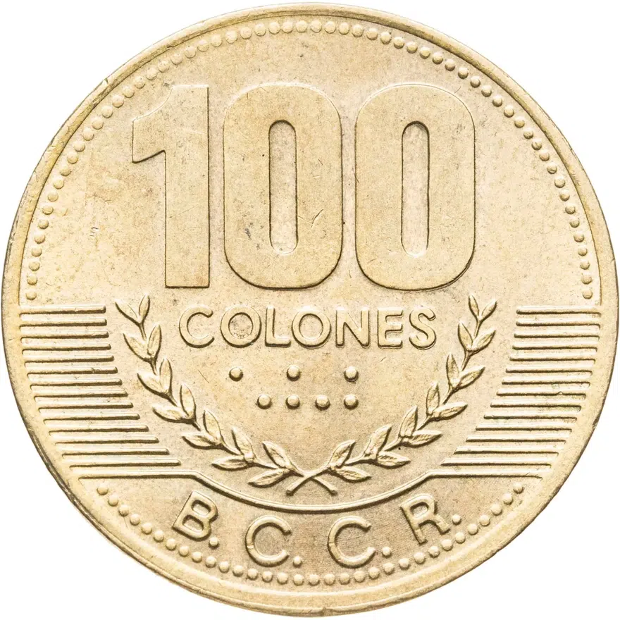 Коста-Рика 100 колонов (colones) 2000, аверс