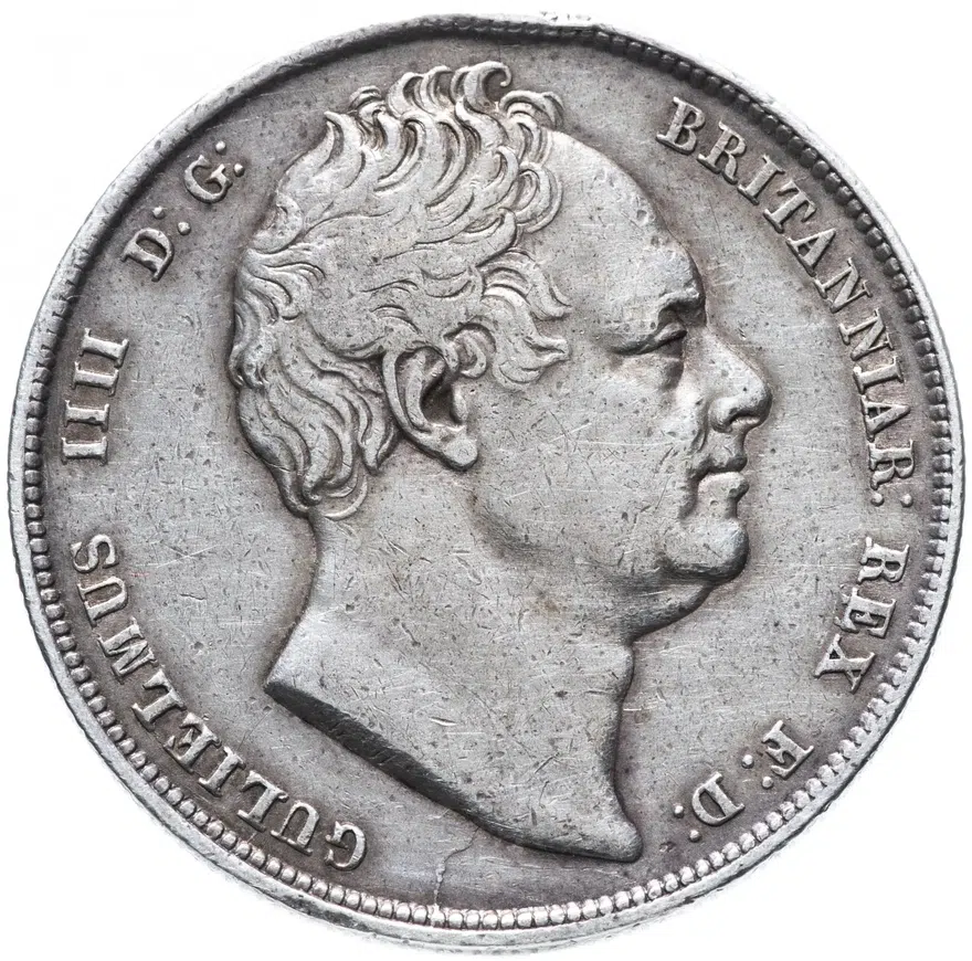 Великобритания 1/2 кроны (crown) 1835, реверс