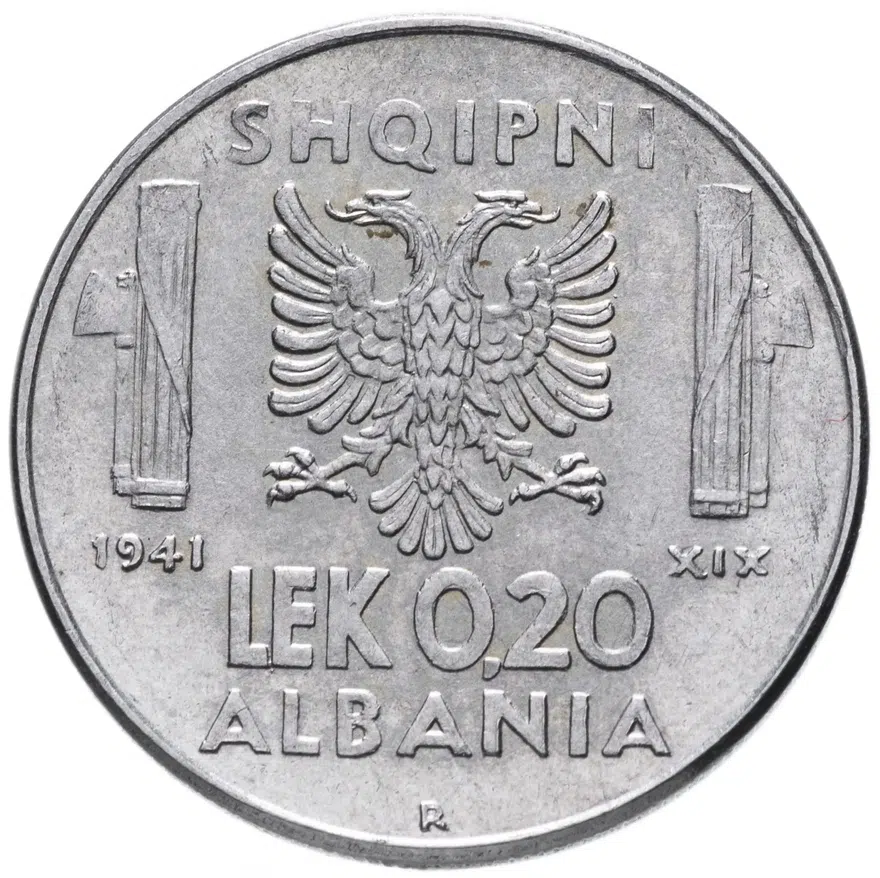 Албания 0,2 лека (lek) 1941