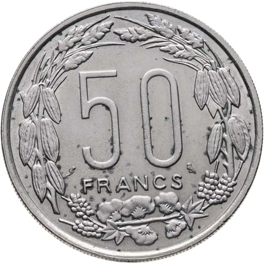 Экваториальная Африка 50 франков (francs) 1963