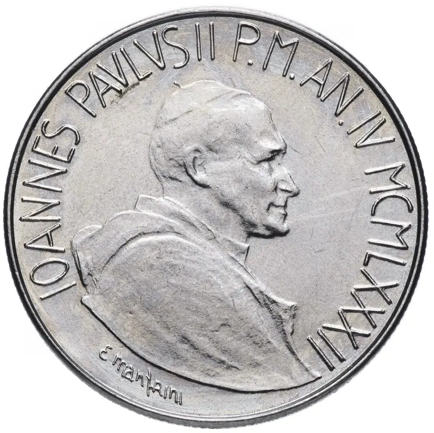 Ватикан 100 лир 1982 "Семья"