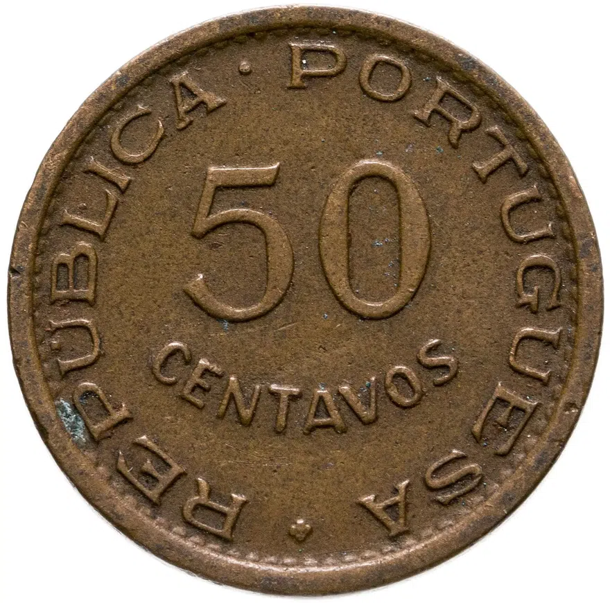Мозамбик 50 сентаво (centavos) 1953