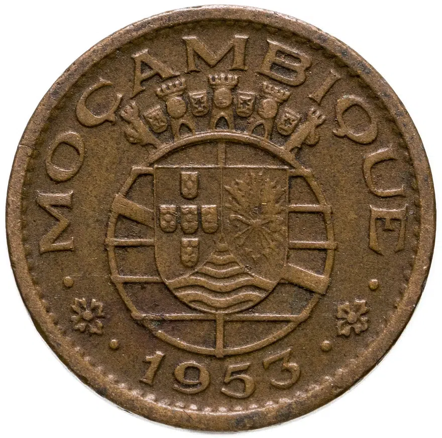Мозамбик 50 сентаво (centavos) 1953, реверс