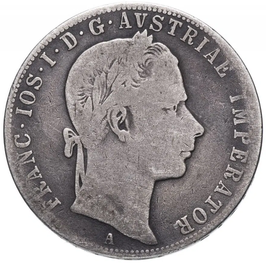 Австрия 1 флорин (florin) 1857 A