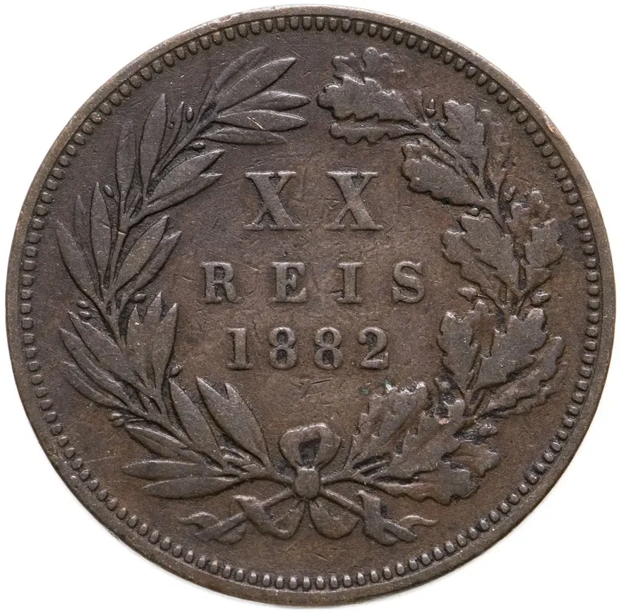 Португалия 20 рейс (reis) 1882