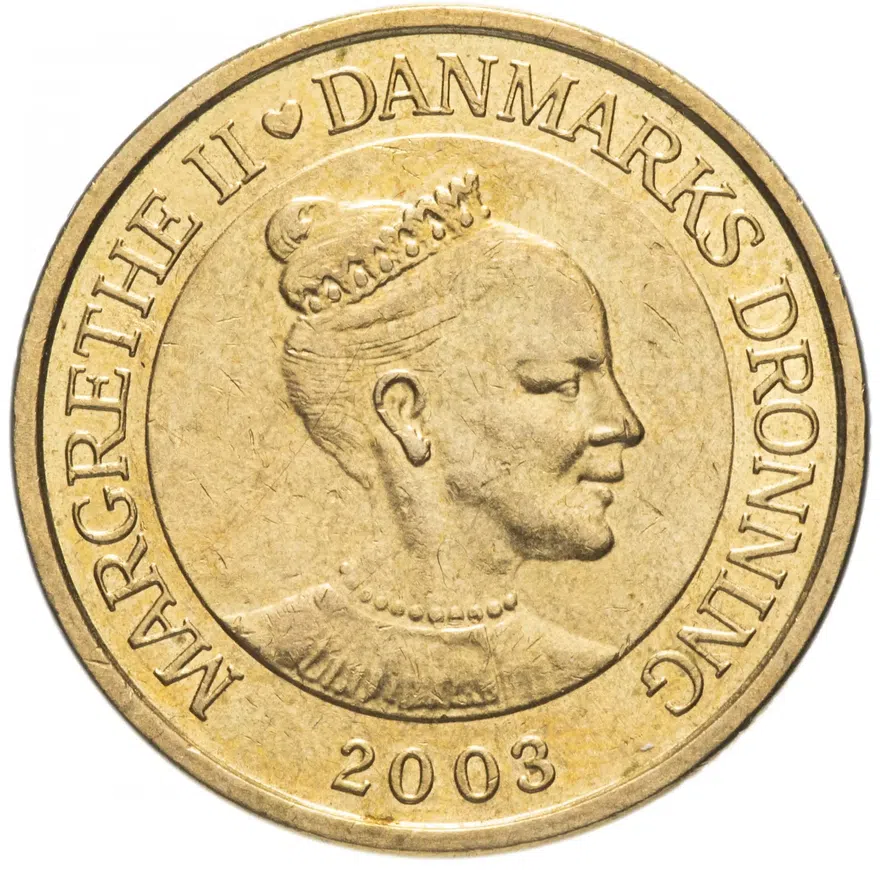Дания 20 крон (kroner) 2003, аверс