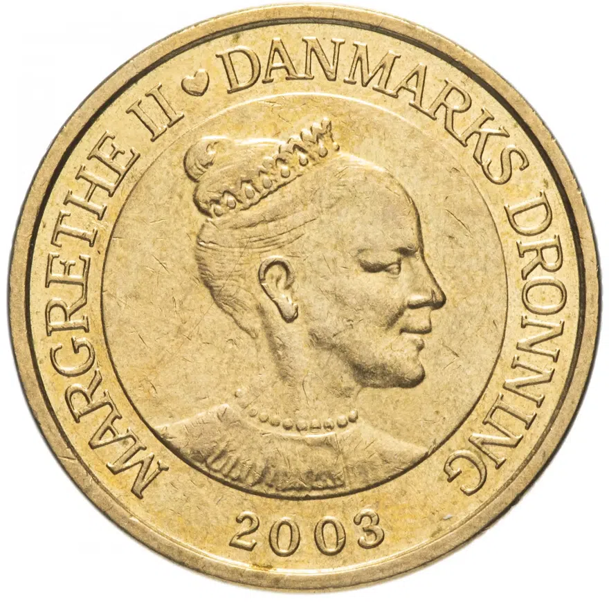 Дания 20 крон (kroner) 2003, реверс