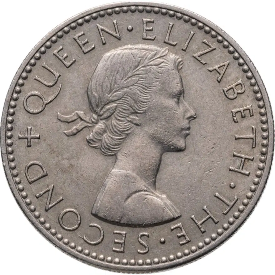 Родезия и Ньясаленд 1 шиллинг (shilling) 1956, реверс