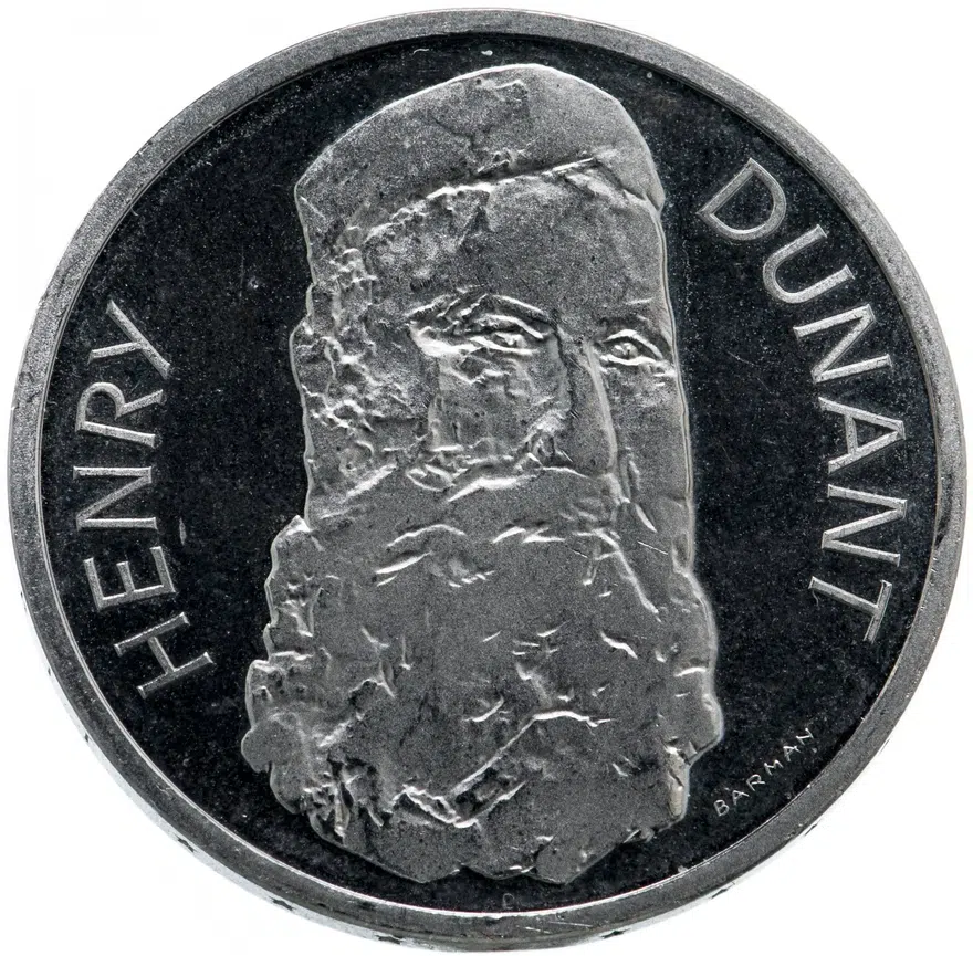 Швейцария 5 франков (francs) 1978   "150 лет со дня рождения Анри Дюнана"
