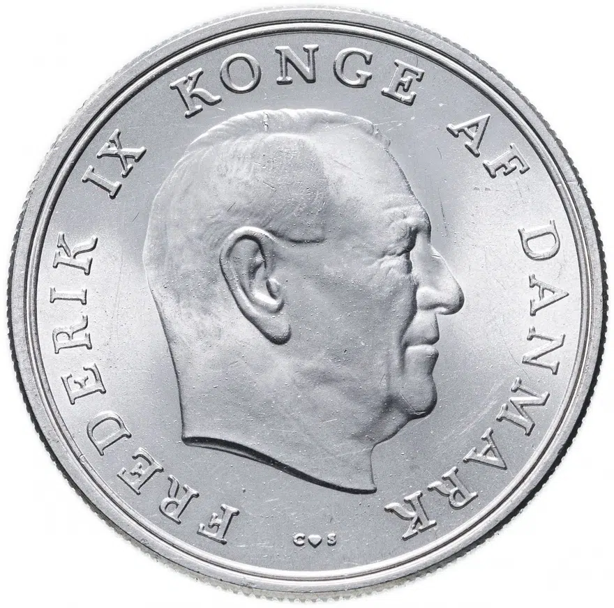 Дания 5 крон (kroner) 1964 "Свадьба Принцессы Анны Марии"