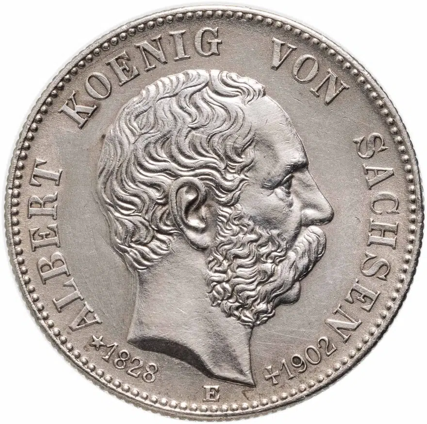 Германия (Империя) 2 марки (mark) 1902  Смерть Альберта Саксонского, реверс