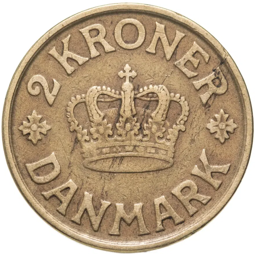Дания 2 кроны (kroner) 1925