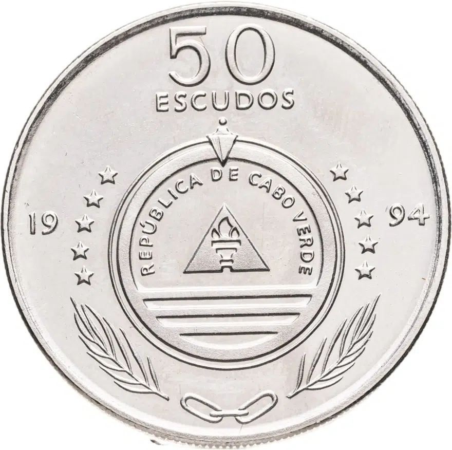 Кабо-Верде 50 эскудо (escudos) 1994  Корабли - Senhor das Areias