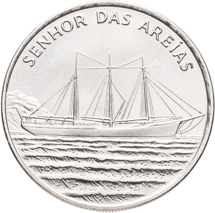 Кабо-Верде 50 эскудо (escudos) 1994  Корабли - Senhor das Areias, реверс