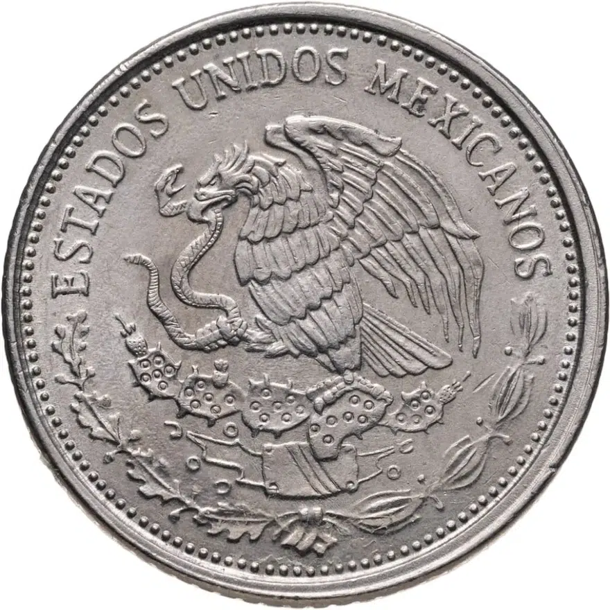Мексика 50 песо (pesos) 1986, реверс