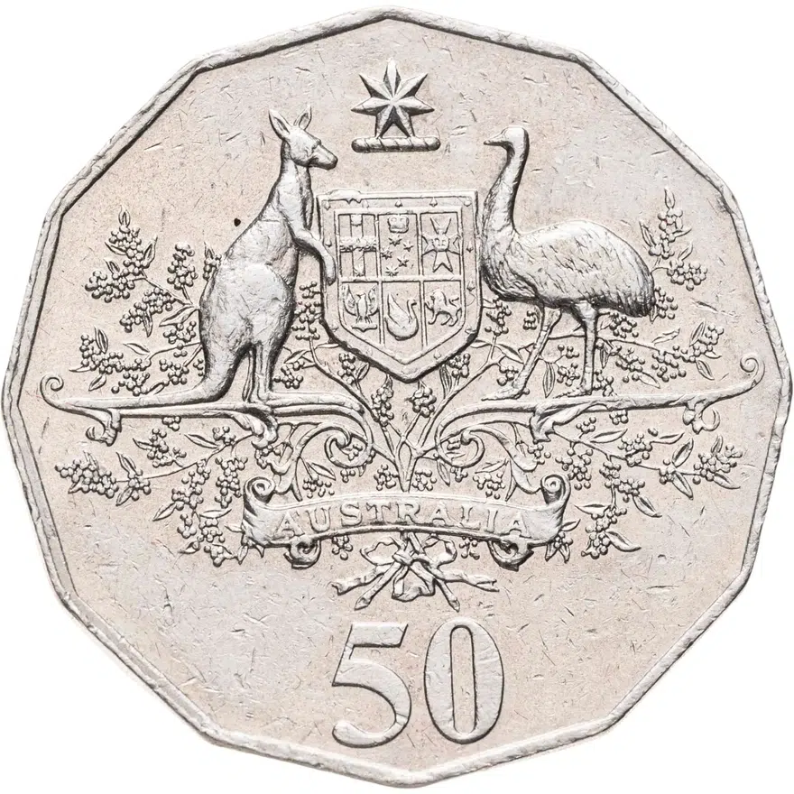 Австралия 50 центов (cents) 2001  Столетие Федерации - Австралия