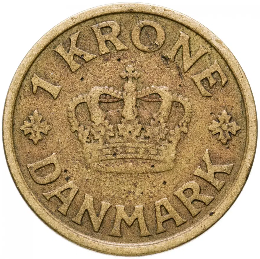 Дания 1 крона (krone) 1926, аверс