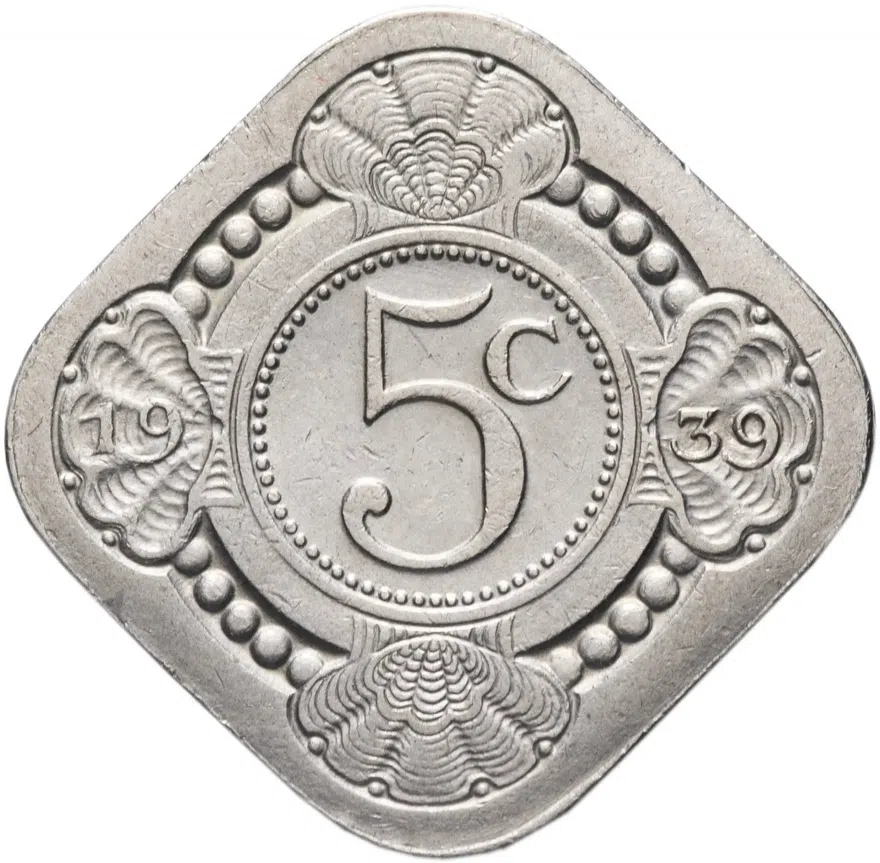 Нидерланды 5 центов (cents) 1939