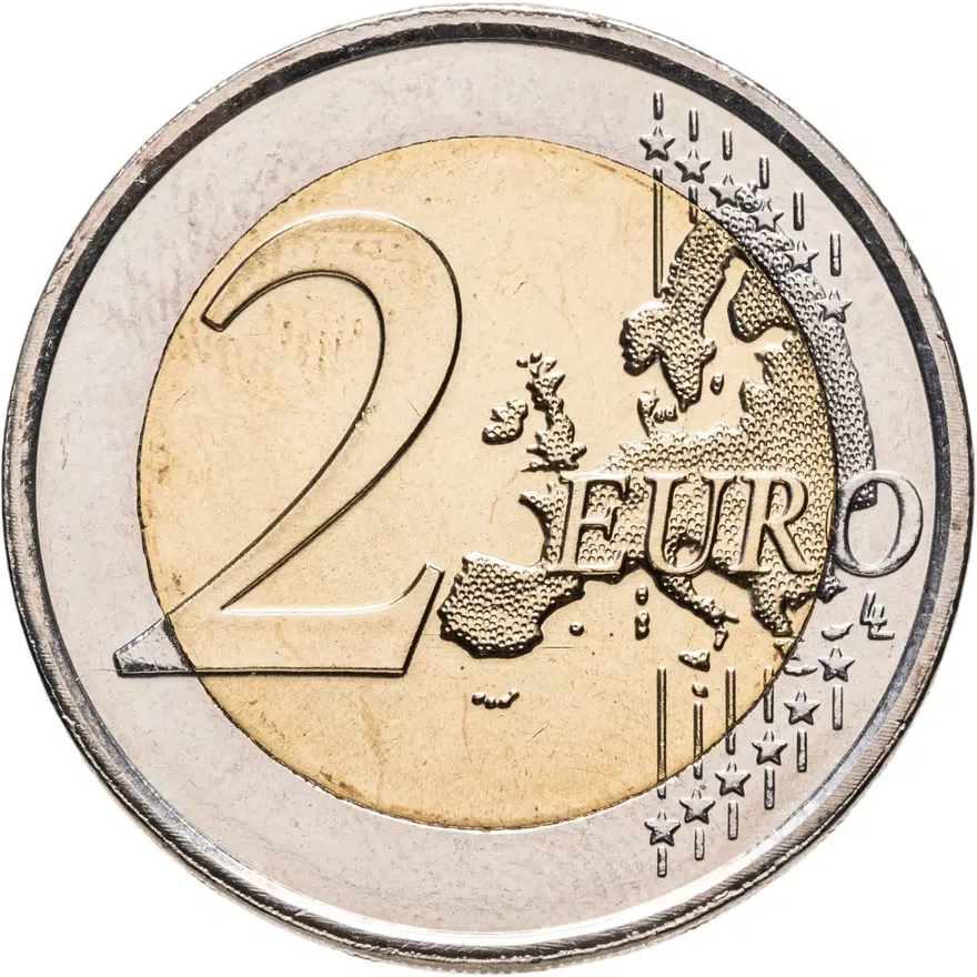 Люксембург 2 евро 2010 "Герб великого герцога Люксембурга", реверс