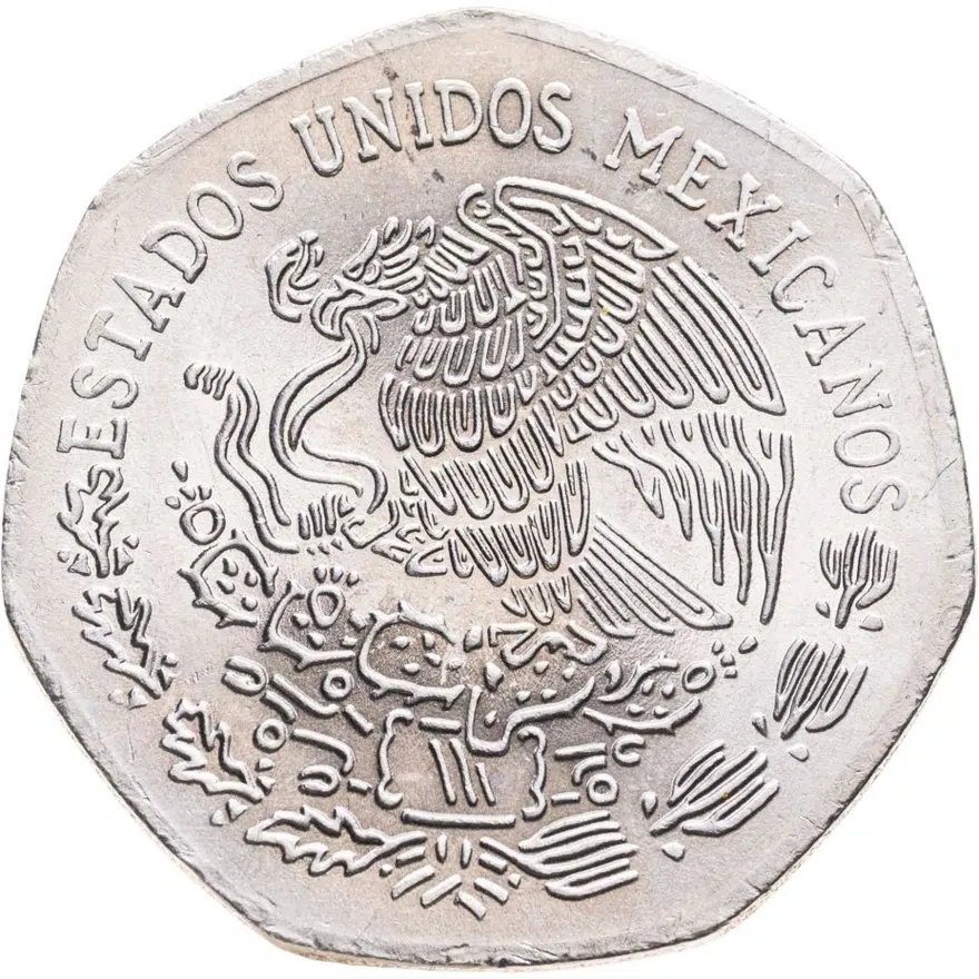 Мексика 10 песо (pesos) 1981, аверс