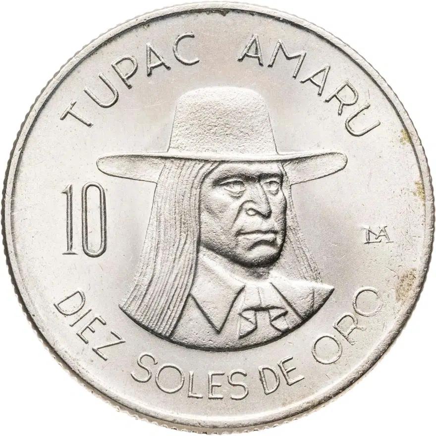 Перу 10 солей (soles) 1972