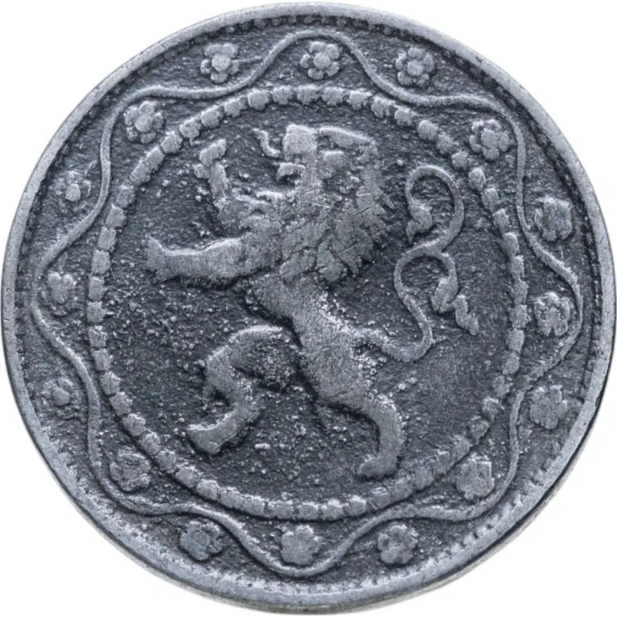 Бельгия 25 сантимов (centimes) 1917, реверс