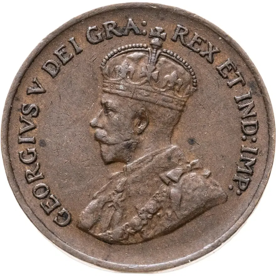 Канада 1 цент (cent) 1932, реверс