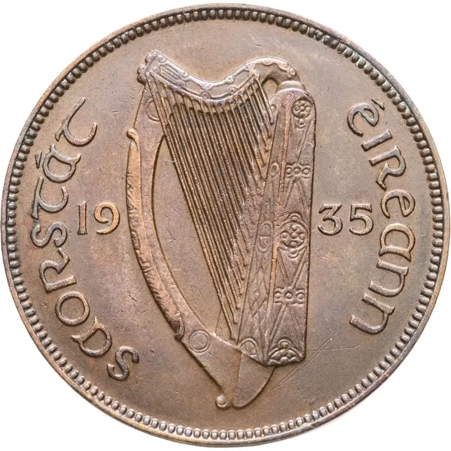 Ирландия 1 пенни (penny) 1935