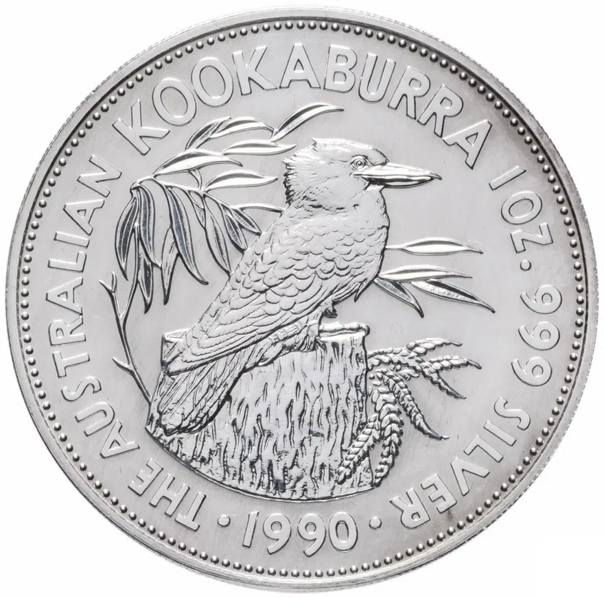 Австралия 5 долларов 1990 "Австралийская Кукабарра", аверс