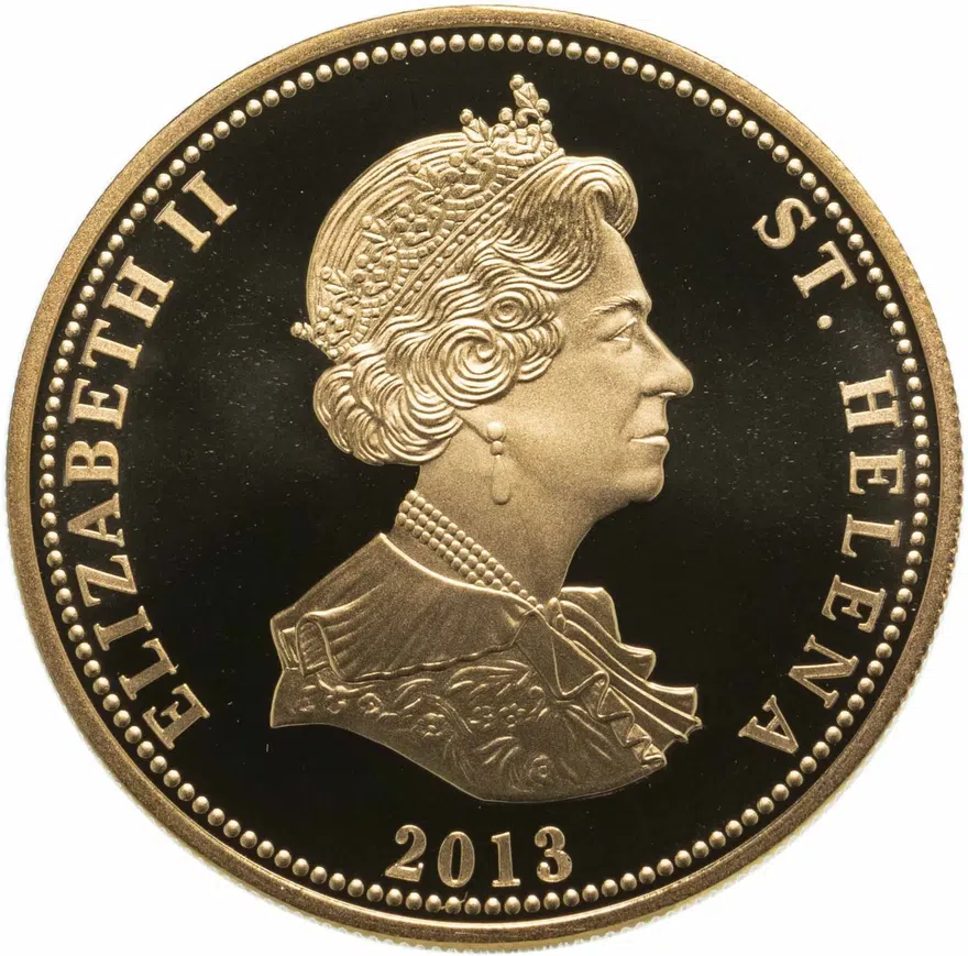 Остров Святой Елены 25 пенсов (pence) 2013  Наполеоновские войны - Битва под Аустерлицем, реверс