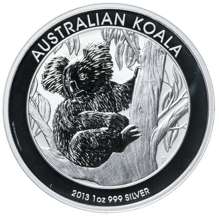 Австралия 1 доллар (dollar) 2013 "Австралийский коала", аверс