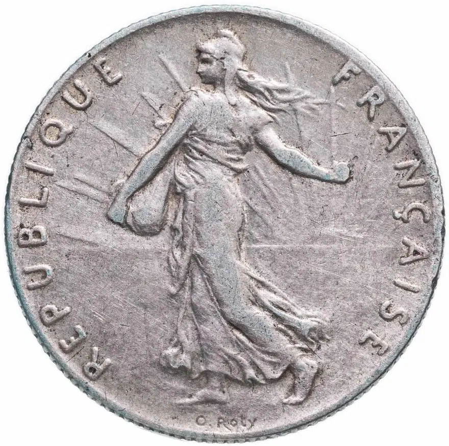 Франция 50 сантимов (centimes) 1912, реверс