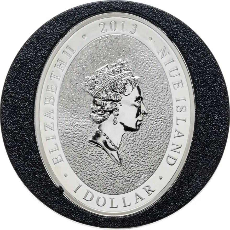 Ниуэ 1 доллар (dollar) 2013 Рожденный в год змеи, реверс