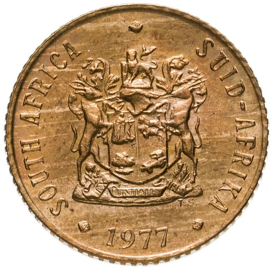 ЮАР 1/2 цента (cent) 1977