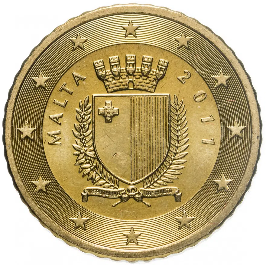 Мальта 50 центов (cents) 2011, аверс