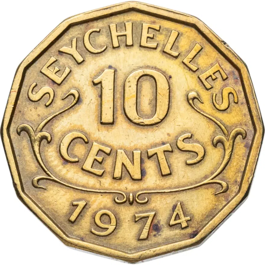 Сейшелы 10 центов (cents) 1974