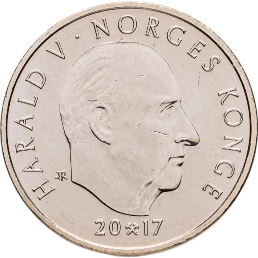 Норвегия 20 крон (kroner) 2017  100 лет первому собранию саамов, реверс